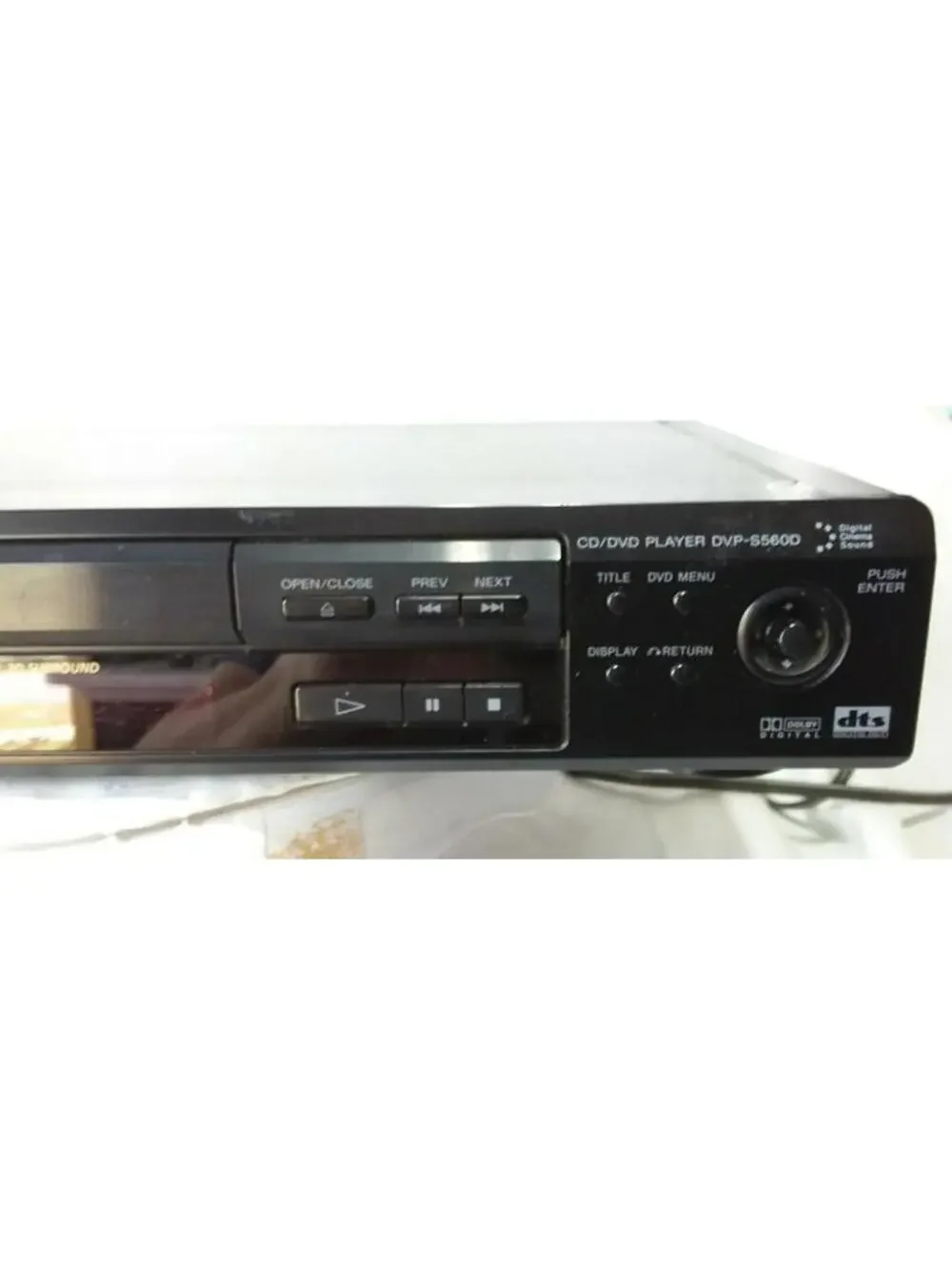 Sony DVP-S560D DVD CD Player Multi-Format Disc Black Fully Tested Working